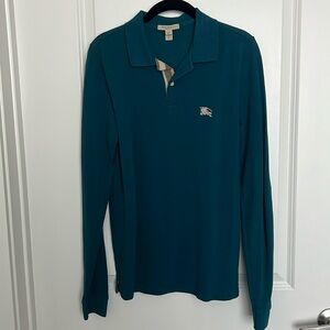 Burberry long-sleeve polo shirt